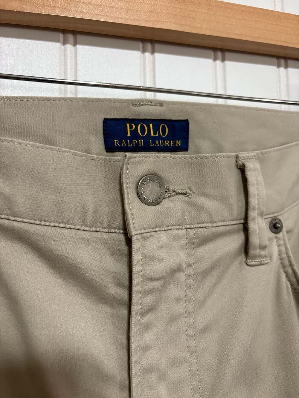Polo Ralph Lauren Slim Straight Fit 5-Pocket Pants Khaki 34/32 - Picture 5 of 7